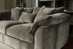 Georgio 3 Seater in Luxe Chenille Mocha All Over, £1499